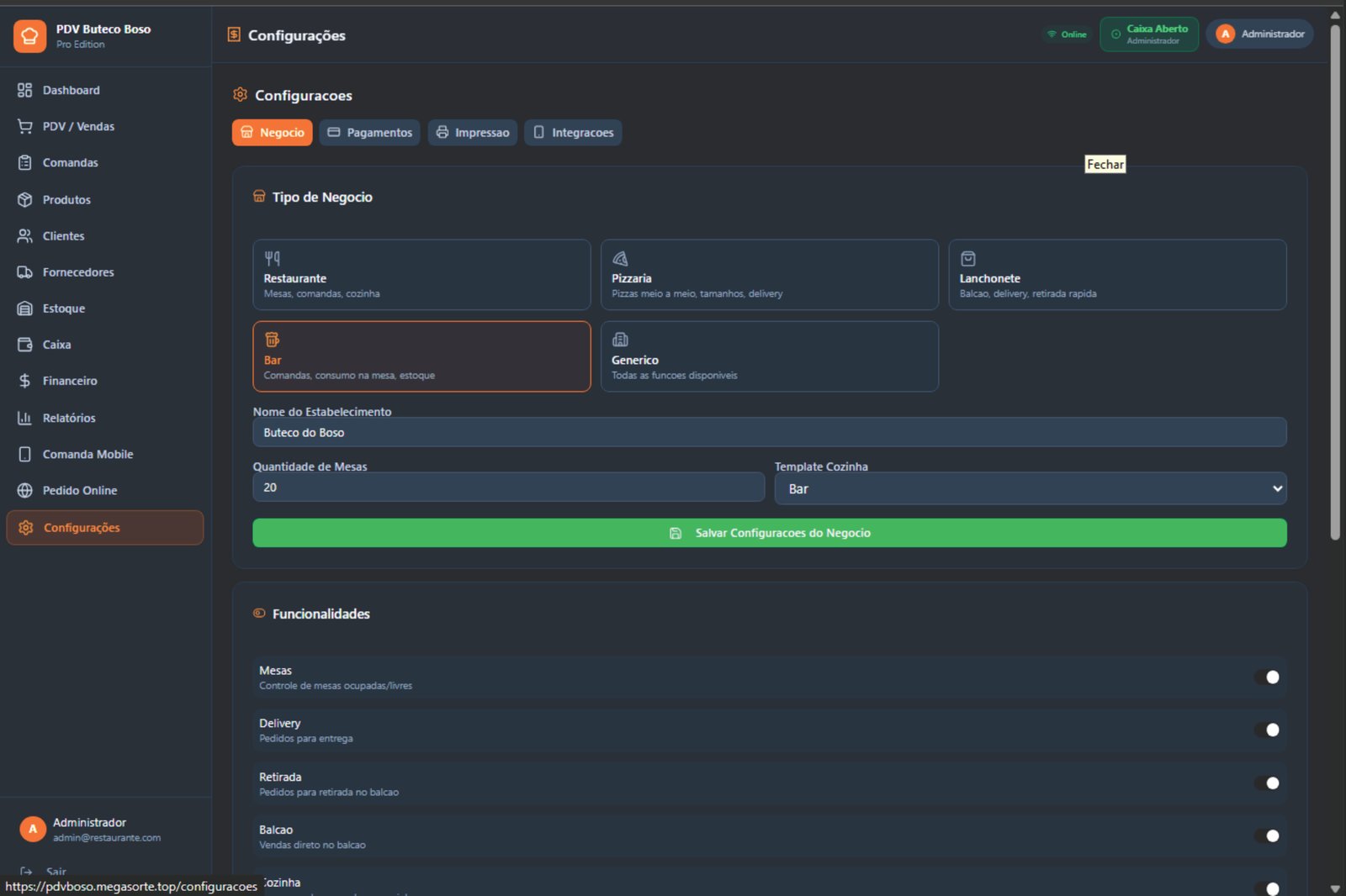 Sistema Pdv Vendas | Controle De Estoque Online