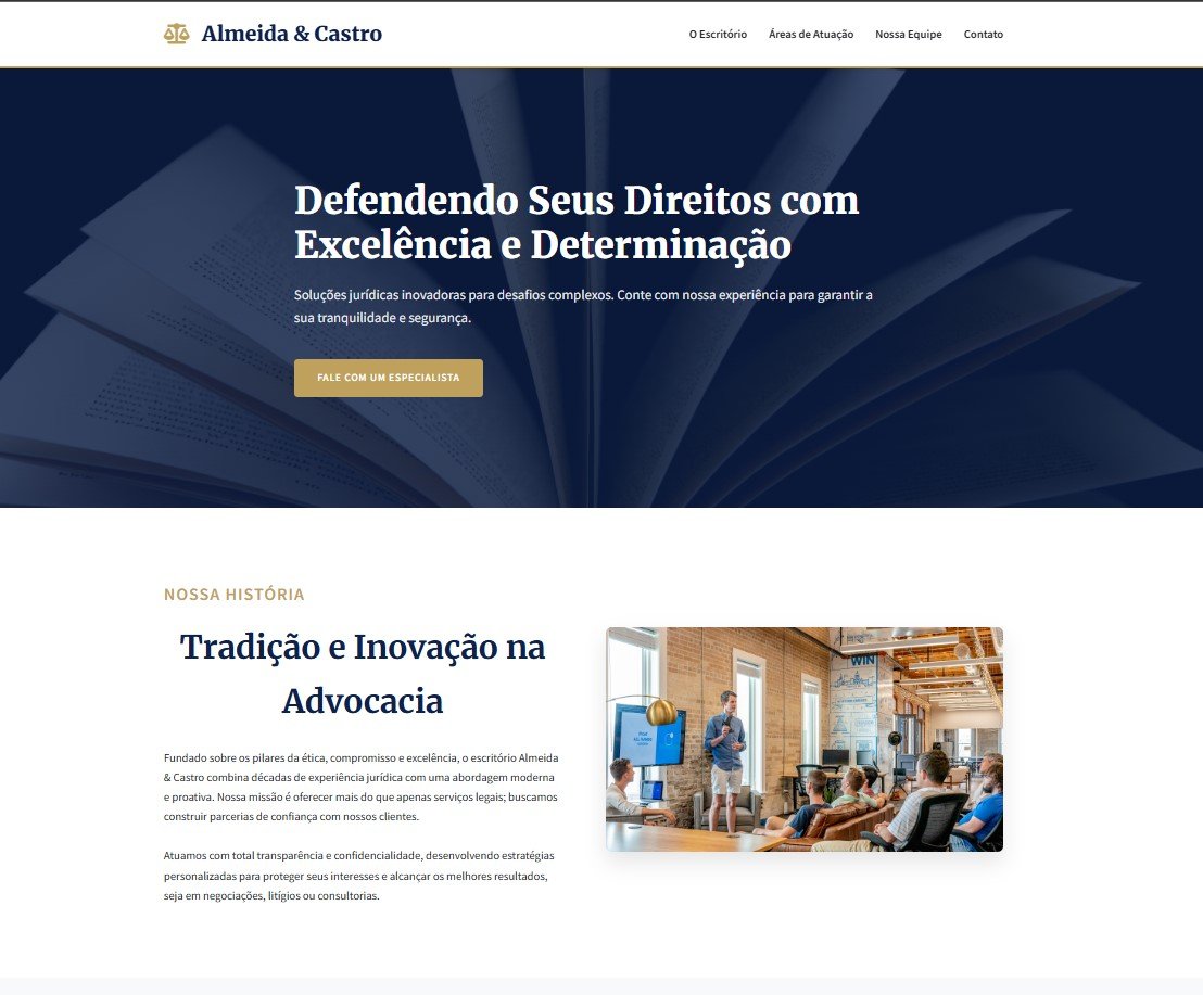 Projeto para Escritório de Advocacia
